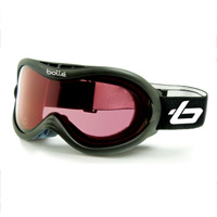 Image of Bolle Shark Ski Goggles - Matte Black (Frame), Vermillion (Lens)