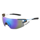 Image of Bolle 5th Element Pro Team AG2R Sunglasses - AG2R La Mondiale Frame / Blue Violet Oleo AF Lens