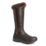 Image of Brasher Kitale Shearling Lined Womens Boots - Chocolate