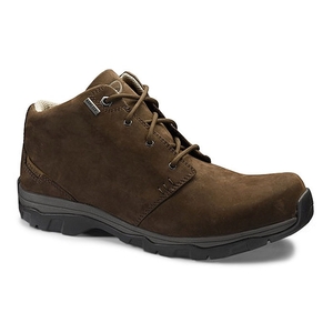 Image of Brasher Traveller GTX Nubuck Leather Walking Shoes (Men's) - Chocolate