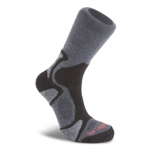 Image of Bridgedale CoolFusion TrailBlaze Sock (Men's) - Gunmetal/Black