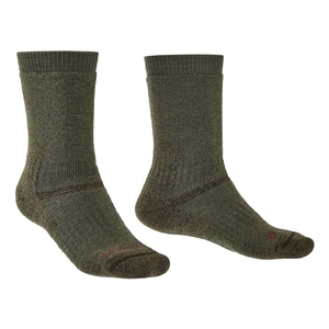 Image of Bridgedale Explorer Heavyweight Merino Comfort Boot Socks (Unisex) - Olive