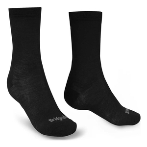 Image of Bridgedale Field Coolmax Liner Performance Boot Socks - Twin Pack (Men's) - Black