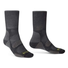 Image of Bridgedale Hike Lightweight Cotton Cool Comfort Socks (Men's) - Black