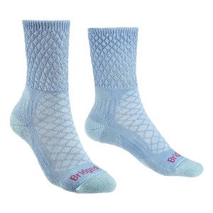 Image of Bridgedale Hike Lightweight Merino Comfort Socks (Women's) - Powder Blue