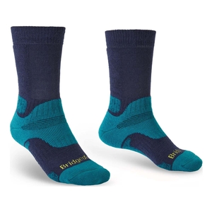 Image of Bridgedale Hike Midweight Merino Performance Socks (Men's) - Petrol/Navy