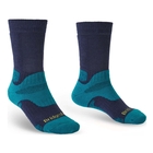 Image of Bridgedale Hike Midweight Merino Performance Socks (Men's) - Petrol/Navy