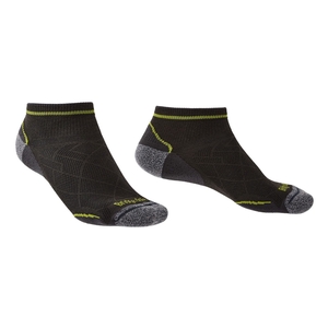 Image of Bridgedale HIKE Ultralight Coolmax Performance Ankle Sock (Men's) - Graphite/Lime