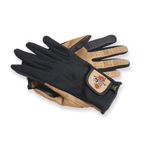 Image of Browning Mesh Back Clay Shooting Gloves - Black / Beige