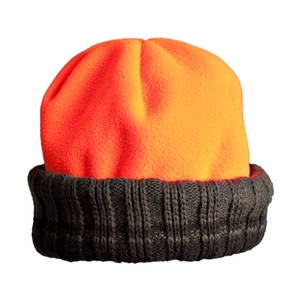 Image of Browning Polarfleece Bonnet - Green/Orange