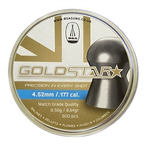 Image of BSA Goldstar Target/Competition .177 (4.52) Pellets x 500