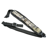 Tracolla Imbottita Butler Creek Quick Carry Sling Nera Con Moschettoni: Comoda E Regolabile Per Trasporto Rapido, Ideale Per Caccia E Outdoor.