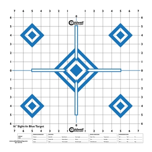 Image of Caldwell Sight In Target - 16 Inch - Hi Contrast Blue - 10pk