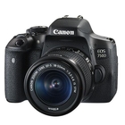 Image of Canon EOS 750D SLR Camera Black + 18-55mm IS STM Lens