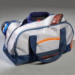 Image of Castellani Weekender Bag - Grey-Navy