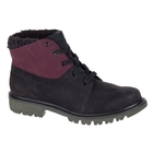 Image of CAT Fret Fur Waterproof Ladies Casual Boots (Women's) - Black/Wine