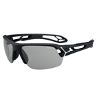 Image of Cebe S'Track Medium Sunglasses - Matte Black Frame/Variochrom Perfo AF Lens