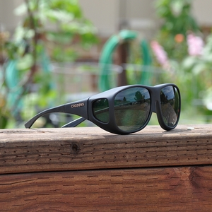 Image of Cocoons Pilot Polarized Sunglasses - Black Frame / Grey Lens