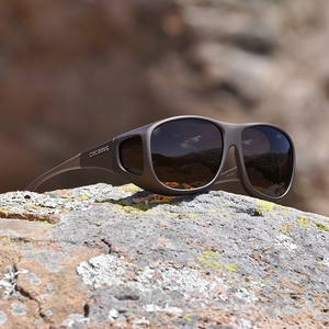 Image of Cocoons Pilot Polarized Sunglasses - Sand Frame / Amber Lens