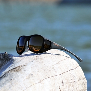 Image of Cocoons Pilot Polarized Sunglasses - Black Frame / Amber Lens