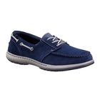 Image of Columbia Davenport Boat Shoes (Men's) - Collegiate Navy / Light Grey