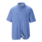 Image of Columbia PFG Blood and Guts III Short Sleeved Woven Shirt - White Cap