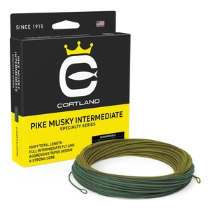 Image of Cortland Pike Musky Intermediate Fly Line - Olive/Green