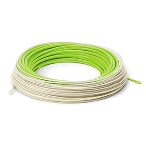 Image of Cortland Precision Trout Boss Dyna-Tip HTX Floating Fly Line - Light Grey / Chartreuse