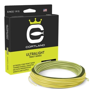 Image of Cortland Ultralight Fly Line - Aqua Green/Dark Green/Pale Yellow