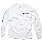 Image of Costa Del Mar Born On The Water Long Sleeve T-Shirt - White