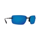 Image of Costa Del Mar Gulf Shore Sunglasses - Black Frame / Blue 580P Lens