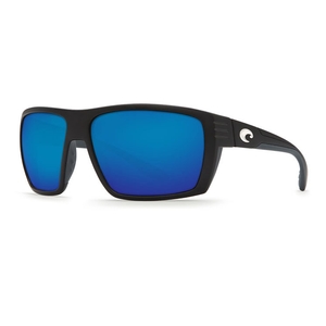 Image of Costa Del Mar Hamlin Sunglasses - Black Frame / Blue Mirror 580G Lenses