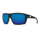 Image of Costa Del Mar Hamlin Sunglasses - Black Frame / Blue Mirror 580G Lenses