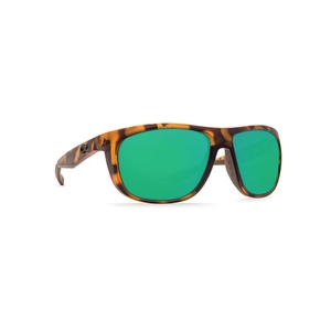 Image of Costa Del Mar Kiwa Retro Sunglasses - Tortoise Frame / Green P Lens