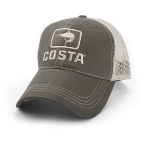 Image of Costa Del Mar Marlin XL Trucker Cap - Moss/Stone