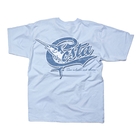 Costa Del Mar Retro T-ShirtLight Blue