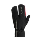 Image of Craft Siberian Split Finger Glove (Men's) - Black/Bright Red