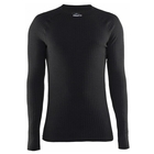 Image of Craft Warm Wool Crew Neck (Men's) - Black / Platinum