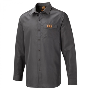 Image of Craghoppers Bear Grylls Long Sleeved Shirt - Black Pepper / Black