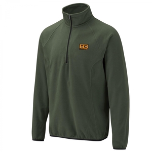 Image of Craghoppers Bear Grylls Trail Half Zip Microfleece - Dark Khaki