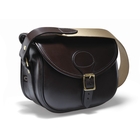 Croots Malton Bridle Leather Cartridge Bag - 100Dark Havana