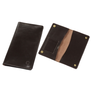 Image of Croots Malton Leather Certificate Wallet - Dark Havana