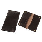 Image of Croots Malton Leather Certificate Wallet - Dark Havana