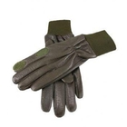 Image of Dents Malvern Leather Shooting Gloves - Olive