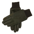 Image of Dents Speyside Fleece Lined Weather Resistant Leather Shooting Gloves - Olive
