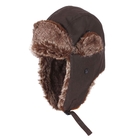 Image of Dents Waxed Cotton Trapper Hat - Brown