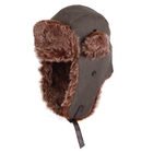 Image of Dents Waxed Cotton Trapper Hat - Olive