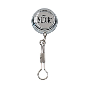 Image of Dr Slick Silver Clip On Retractor with Steel Cord '8' Ring
