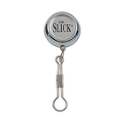 Image of Dr Slick Silver Clip On Retractor with Steel Cord '8' Ring