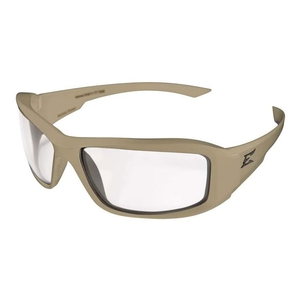 Image of Edge Eyewear Hamel Safety Glasses - Matte Sand Frame/Clear Vapor Shield Lenses